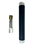 Copper 1-hole compression lug kit with SNAP tool-free connector including insulation, side angle